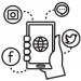 4 Social Media Management Icon